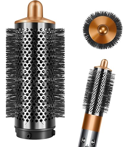 Amazon | エアラップ用ダイソン用大型丸型ボリュームブラシHS05 HS01